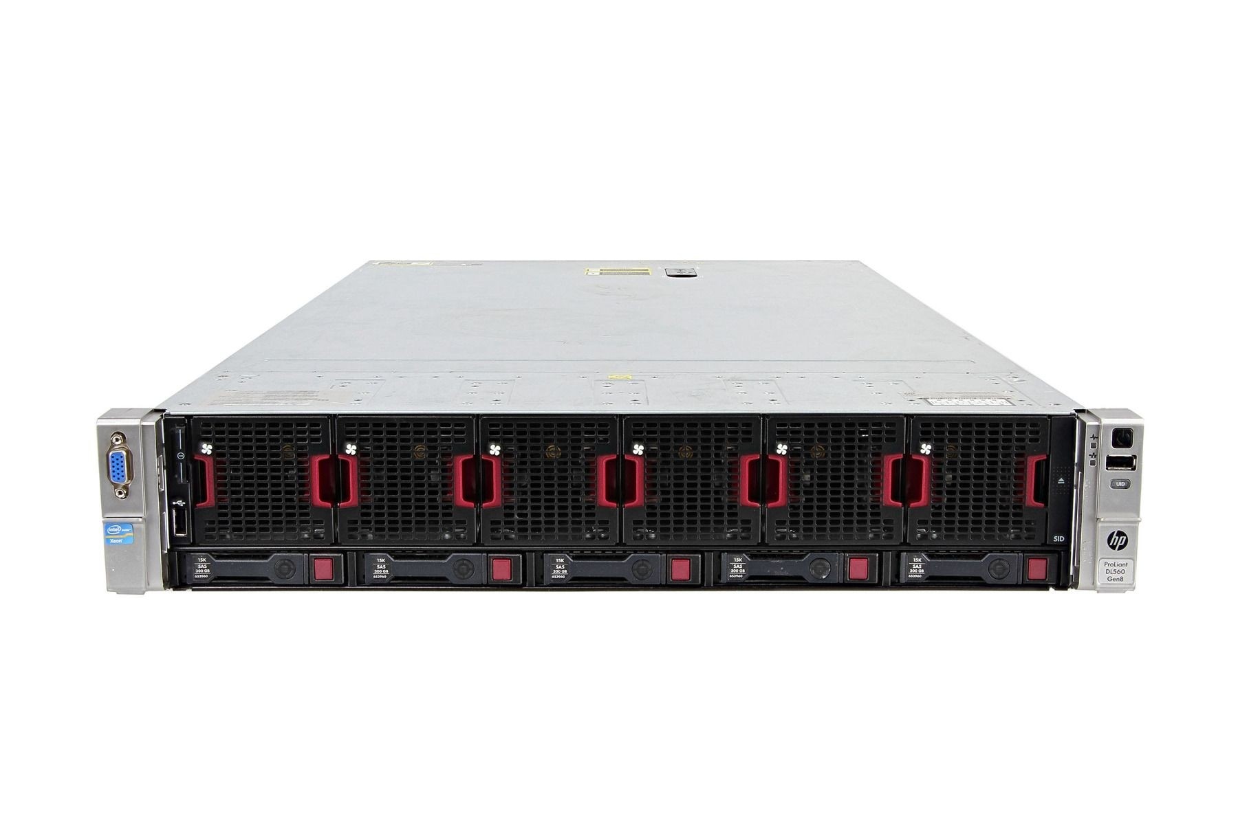 Server HP ProLiant DL560 G8 2U, 4 x CPU Intel Hexa Core Xeon E5-4610 2.40GHz – 2.90GHz, 32GB DDR3 ECC, 2 X SSD 240GB, Raid P420i/1GB, iLO4 Advanced, 4 Port xGigabit, 2x Surse Hot Swap (2U imagine noua 2022