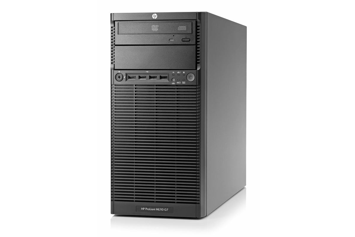 Server HP ProLiant ML110 G7 Tower, Intel Core i3-2120 3.30GHz, 8GB DDR3 ECC, RAID P212/256MB, HDD 1TB SATA, DVD-ROM, PSU 350W 1TB imagine noua 2022