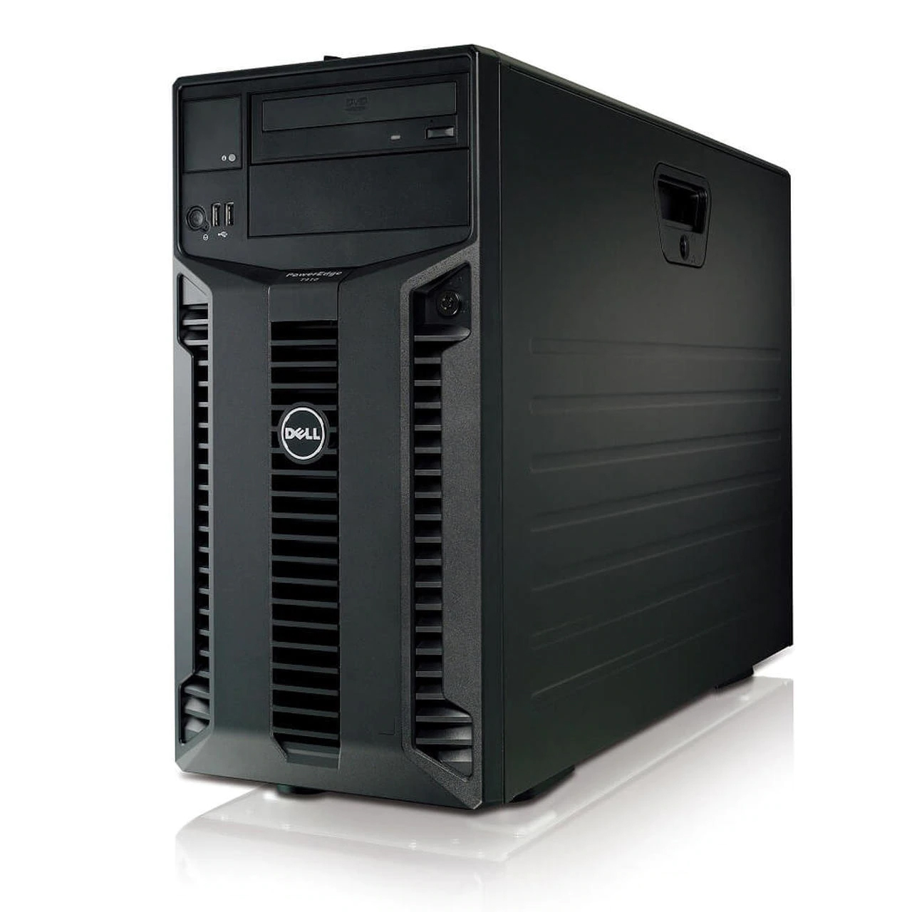 Server Storage Dell PowerEdge T410, 1 x Intel Xeon Quad Core E5620 2.40GHz – 2.66GHz, 8GB DDR3 ECC, 4 x 4TB HDD SAS 7.2K, Raid Perc H700, iDrac 6 Enterprise, 2 x PSU Hot Swap