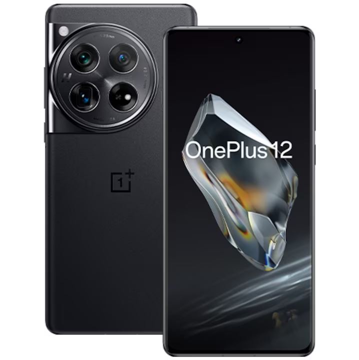 Telefon mobil Nou OnePlus 12, Dual SIM, 16GB RAM, 512GB, 5G, Silky Black