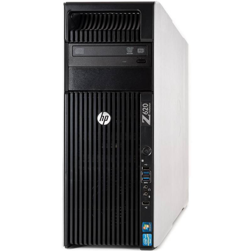 Workstation HP Z620 Tower, 2x Intel Xeon HEXA Core E5-2630 2.30-2.80GHz, 32GB DDR3 ECC, 2TB HDD + 480GB SSD NOU, nVidia Quadro K2200/4GB GDDR5