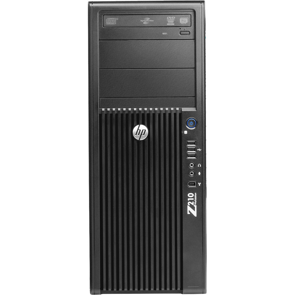 Workstation Refurbished HP Z210, Intel Xeon Quad core E3-1240, 3.3 Ghz-3.70GHz, 4GB DDR3, 500GB HDD, DVD-ROM
