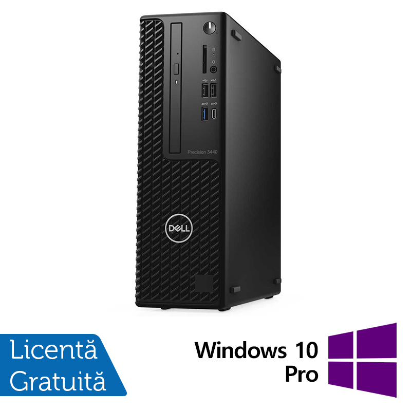 Workstation Refurbished DELL Precision 3440 SFF, Intel Core i7-10700 2.90 - 4.80GHz, 16GB DDR4, 512GB SSD + Windows 10 Pro