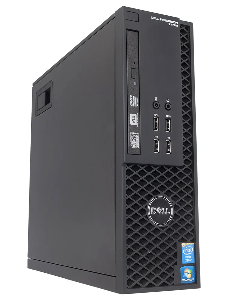 Workstation Dell Precision T1700 SFF, Intel Quad Core i7-4770 3.40GHz - 3.90GHz, 32GB DDR3, 240GB SSD, nVidia Quadro 600/1GB, DVD-RW