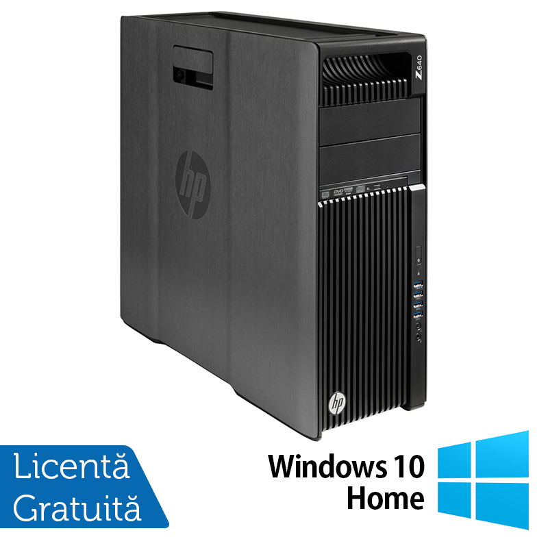 Workstation HP Z640, 1 x CPU Intel Xeon Hexa Core E5-1650 V3 3.50GHz-3.80GHz, 32GB DDR4 ECC, 240GB SSD + 3TB HDD, nVidia Quadro K2200/4GB GDDR5, DVD-RW + Windows 10 Home