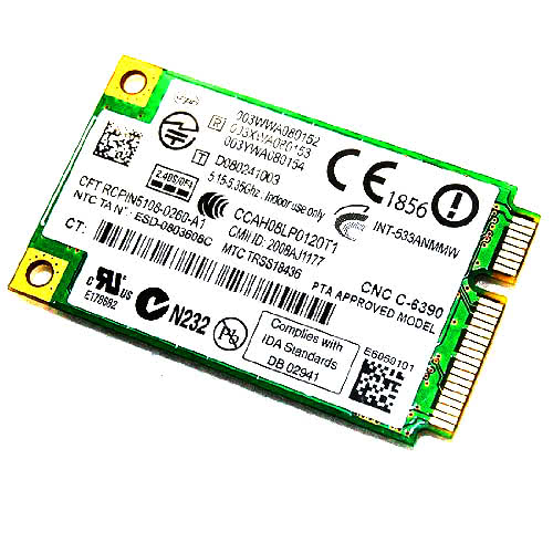 intel wifi link 5300 agn mini pci-e wireless card