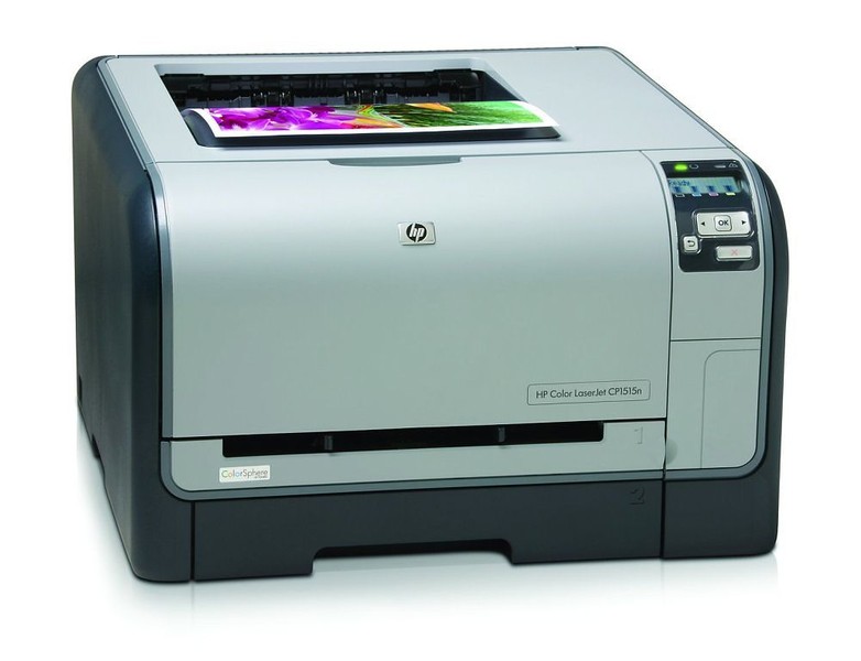 Imprimanta Laser Color HP CP1515n, A4, 12ppm, 600 x 600 dpi, Retea, USB