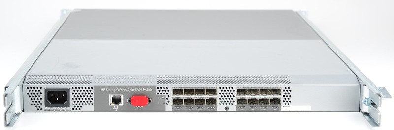 Hp StorageWorks 4 / 16 SAN Switch, A7985A, 16 porturi mini Gb