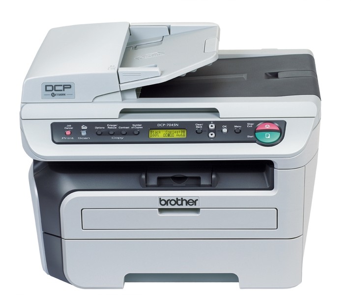 Multifunctionala BROTHER DCP-7045N, Laser Monocrom, USB 2.0, Retea, Scanner, Copiator