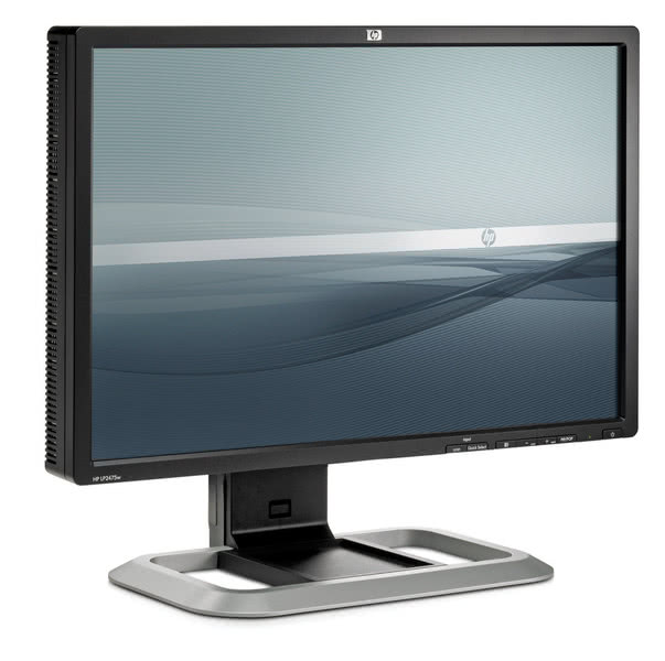 Monitor HP LP2475W, 24 Inch IPS LCD, 1920 x 1200, VGA, DVI, HDMI, USB, Fara Picior