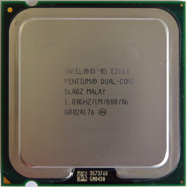 procesor intel pentium dual core e2160, 1800mhz, 1mb cache, socket lga775, 64-bit