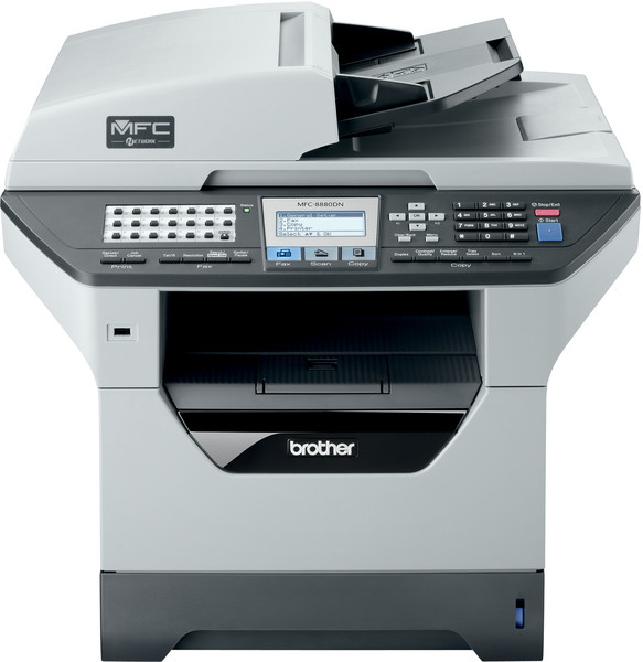 Multifunctionala Second Hand Laser Monocrom Brother MFC-8880DN, A4, 30ppm, 1200 x 1200dpi, Duplex, Scaner, Copiator, Fax, Retea, USB