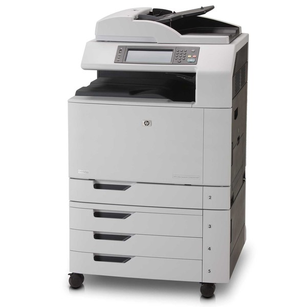 multifunctionala second hand laser color a3, hp cm6030 mfp, copiator, scanner, fax, adf, retea