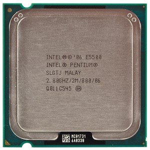 Procesor intel pentium dual core e5500, 2.80 ghz, 2mb cache, 800 mhz fsb