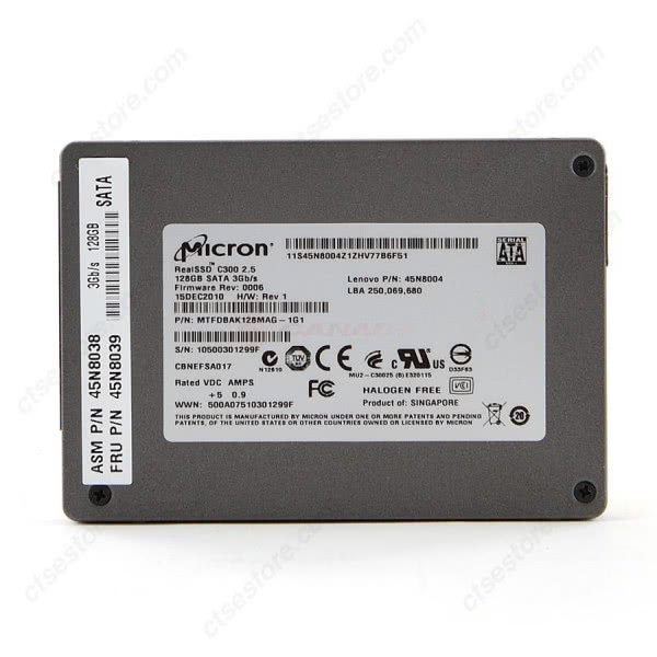 ssd micron real c300 128 gb, sata 3, 2.5 inch