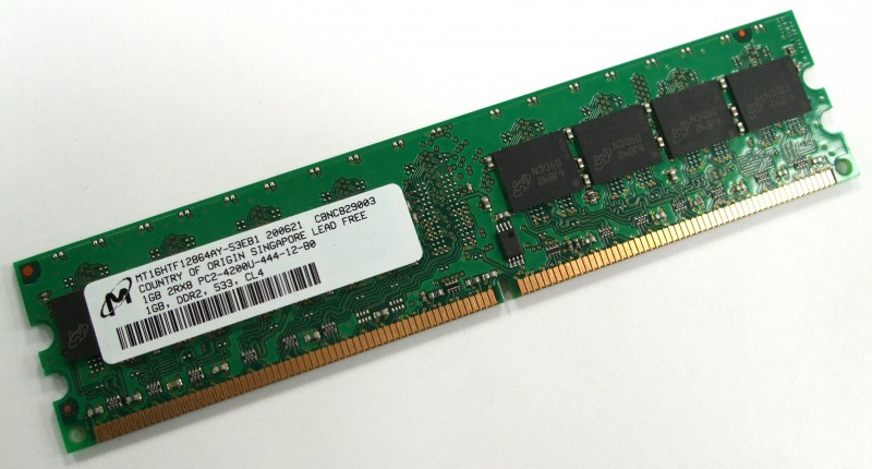 Memorie RAM 1GB DDR2, PC2-4200U, 533MHz, 240 pin