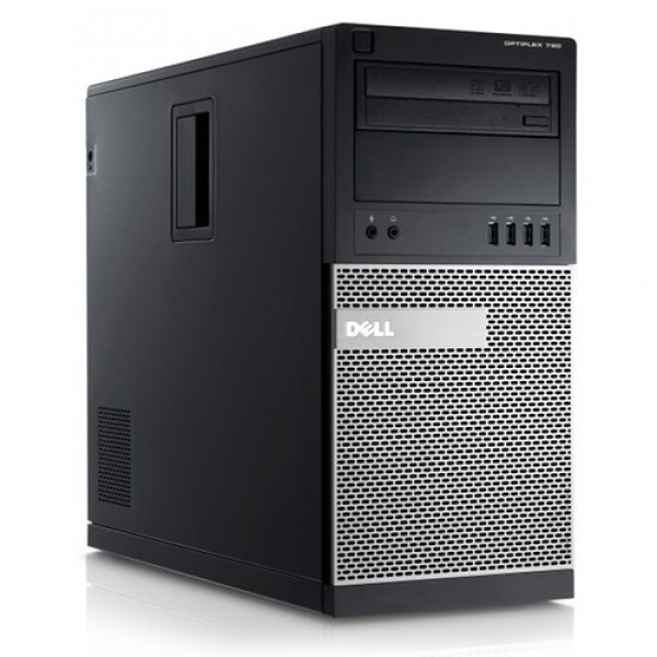 Dell optiplex 790 tower, intel core i7-2600 3.40ghz, 4gb ddr3, 500gb sata, dvd-rom