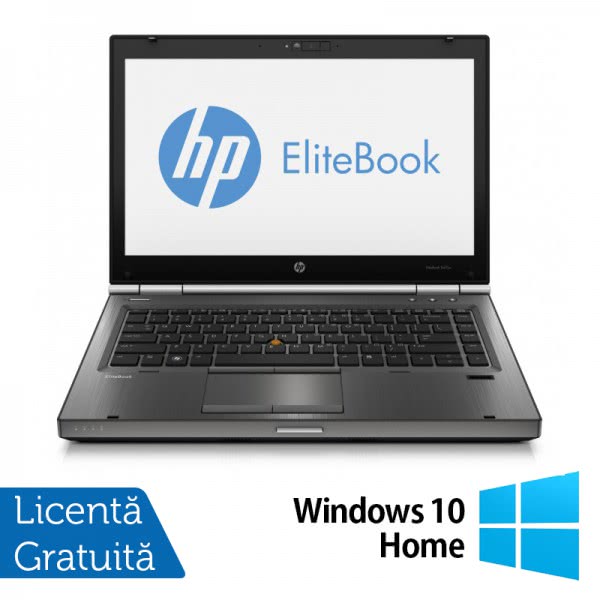 Laptop HP EliteBook 8470p, Intel Core i5-3320M 2.60GHz, 4GB DDR3, 320GB SATA, DVD-RW, 14 Inch + Windows 10 Home