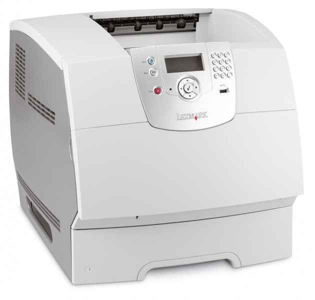 Imprimanta Laser Monocrom Lexmark T644N, A4, 1200 x 1200 dpi, 50 ppm, Retea, USB, Paralel