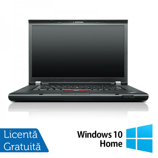 Laptop LENOVO ThinkPad T530, Intel Core i5-3320M 2.60 GHz, 4GB DDR3, 320GB SATA, DVD-RW, 15 Inch + Windows 10 Home