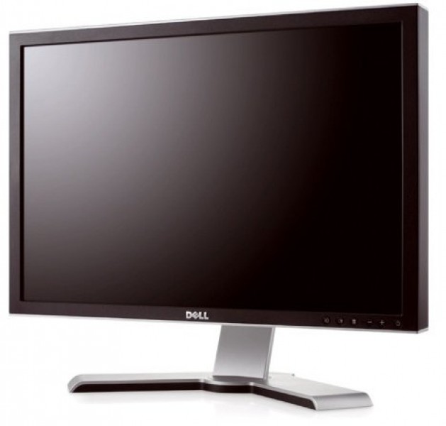 monitor dell ultrasharp 2408wfp, lcd, 24 inch, 1920 x 1200, vga, 2 x dvi, 4 x usb, hdmi, display port, widescreen, fara picior, grad b