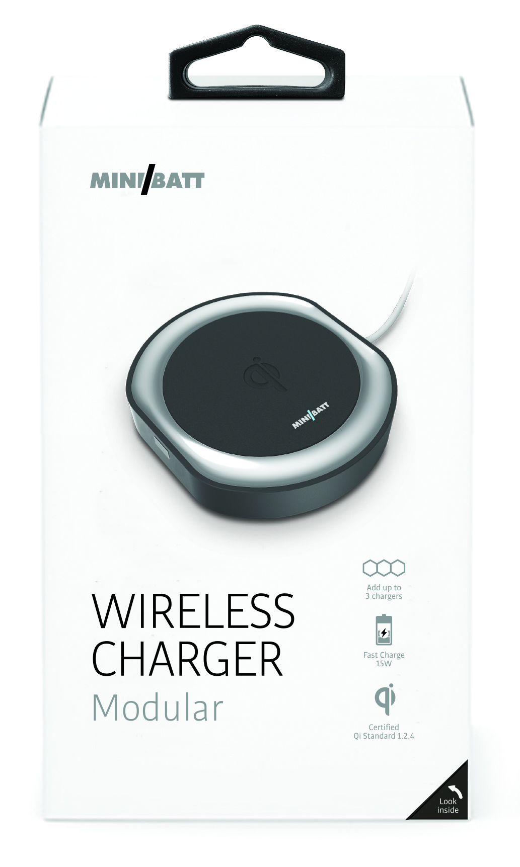 MINIBATT MODULAR Incarcator rapid, extensibil, Qi wireless