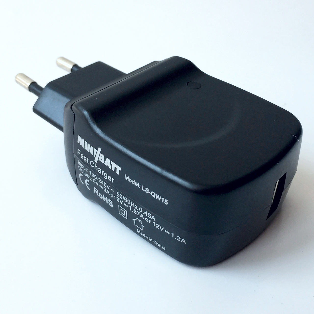 MINIBATT Adaptor Quick Charge 2.0 ( 5V/9V/12V) EU Version