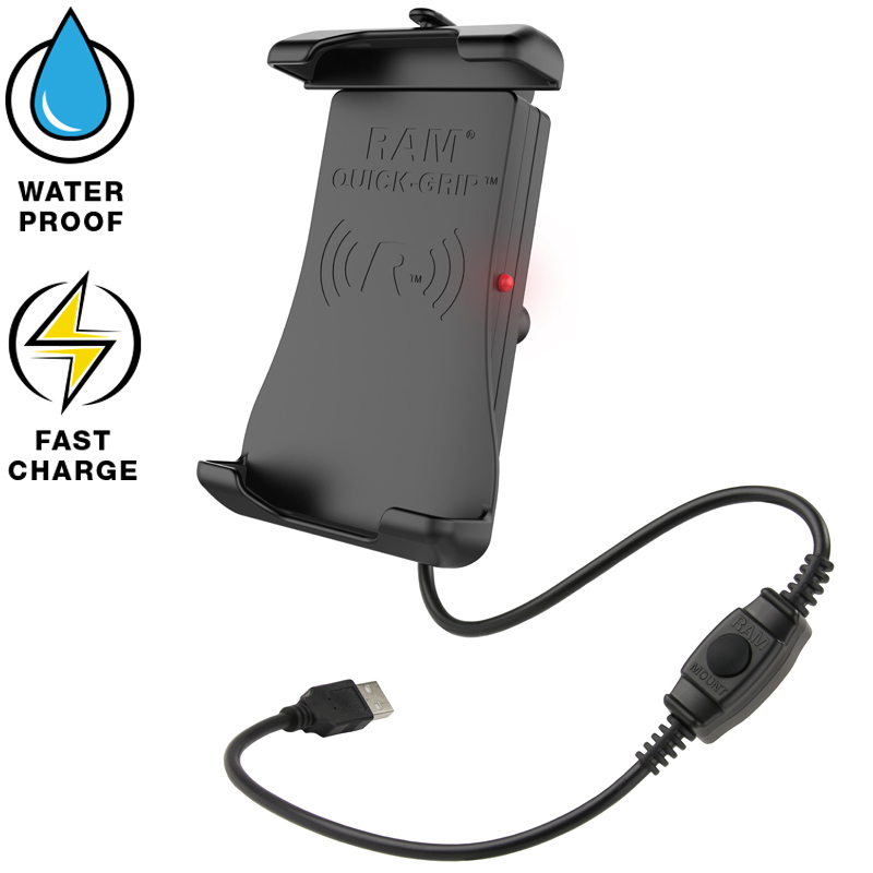 RAM Quick Grip Waterproof Wireless Charging Holder