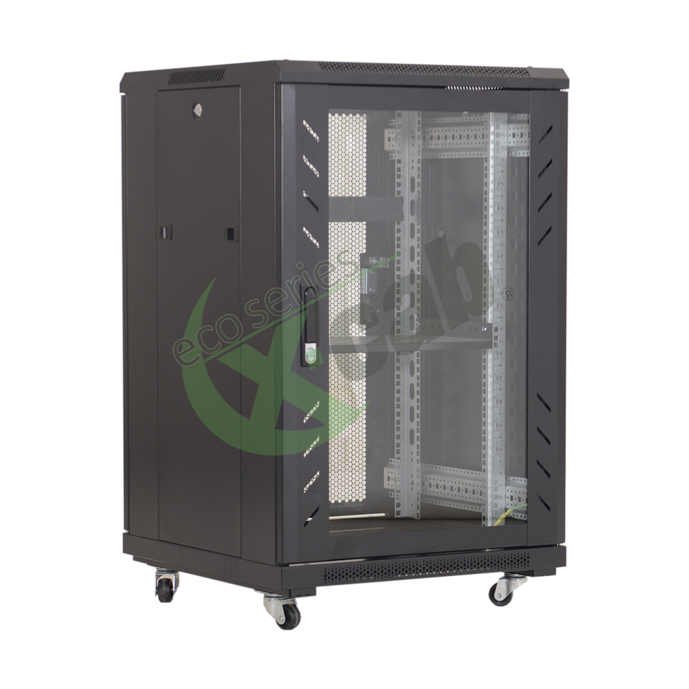 Cabinet metalic de podea 19”, tip rack stand alone, 18U 600x1000 mm, Eco Xcab AS