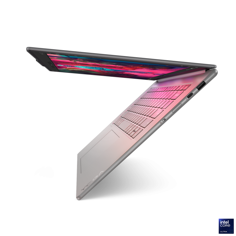Laptop Lenovo Yoga Slim 7 15ILL9, 15.3\' 2.8K WQXGA+ (2880x1800) OLED 500nits Glossy / Anti-fingerprint, 100% DCI-P3, 100% sRGB, 120Hz, Eyesafe®, Dolby Vision®, Trueblack 600, Glass, X-Rite®, Intel® Core™ Ultra 7 258V, 8C (4P + 4LPE) / 8T, Max Turbo up to