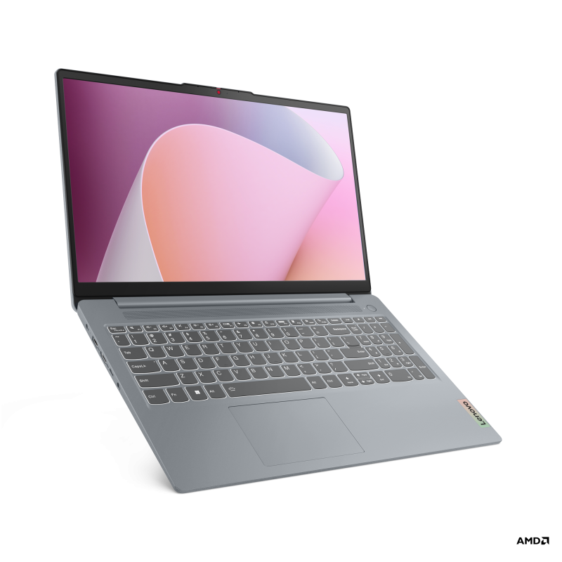 Laptop Lenovo IdeaPad Slim 3 15ABR8, 15.6\' FHD (1920x1080) TN 250nits Anti-glare, AMD Ryzen™ 5 5625U (6C / 12T, 2.3 / 4.3GHz, 3MB L2 / 16MB L3), video Integrated AMD Radeon™ Graphics, RAM 1x 16GB Soldered DDR4-3200, SSD 512GB SSD M.2 2242 PCIe® 4.0x4 NVM