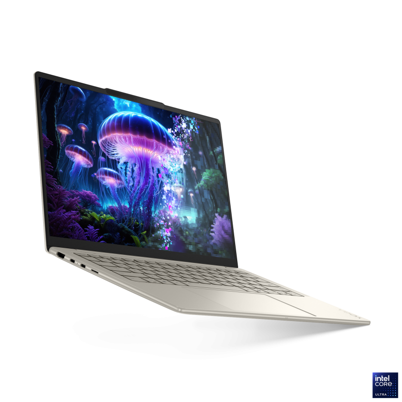 Laptop Lenovo Yoga Slim 7 14ILL10, 14\' 2.8K WQXGA+ (2880x1800) OLED 1100nits (peak) / 500nits (typical) Glossy, 100% DCI-P3, 120Hz, Eyesafe®, Dolby Vision®, DisplayHDR™ True Black 1000, X-Rite®, PureSight Pro, Intel® Core™ Ultra 7 258V, 8C (4P + 4LPE) /