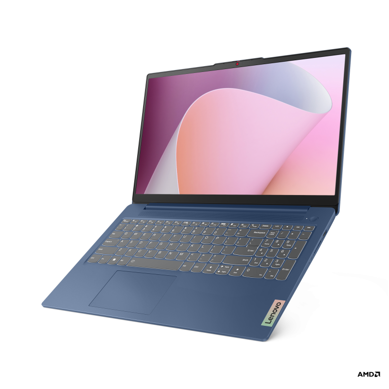 Laptop Lenovo IdeaPad Slim 3 15ABR8, 15.6\' FHD (1920x1080) TN 250nits Anti-glare, AMD Ryzen™ 5 5625U (6C / 12T, 2.3 / 4.3GHz, 3MB L2 / 16MB L3), video Integrated AMD Radeon™ Graphics, RAM 1x  8GB Soldered DDR4-3200, SSD 512GB SSD M.2 2242 PCIe® 4.0x4 NVM