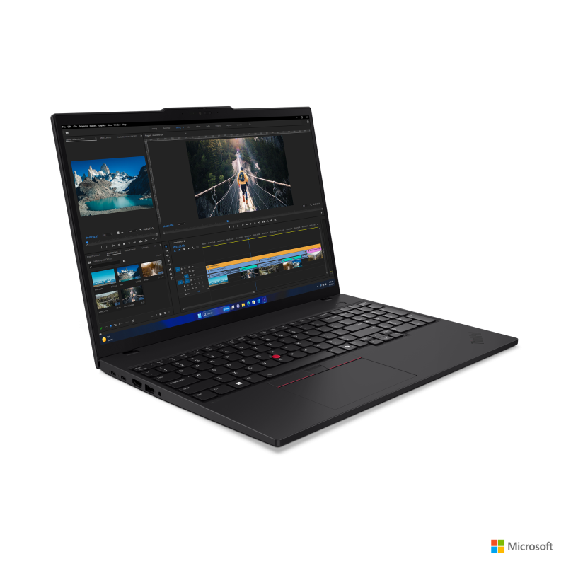 Laptop Lenovo ThinkPad T16 Gen 3; 16\' WUXGA (1920x1200) IPS 400nits Anti-glare, 100% sRGB, Low Power; Intel® Core™ Ultra 5 125U, 12C (2P + 8E + 2LPE) / 14T, Max Turbo up to 4.3GHz, 12MB; Video Integrated Intel® Graphics; RAM 1x 32GB SO-DIMM DDR5-5600; 1T