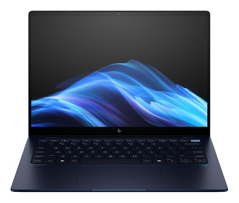 Laptop HP EliteBook Ultra G1q, 14 inch 2.2K (2240x1400) WLED+LBL UWVA BV 300 nits, Snapdragon X Elite X1P-42-100 8 Core (up to 3.2 GHz, 30MB), video integrat Qualcomm Adreno graphics, RAM 16 GB LPDDR5x 8533 MT/s, SSD 512GB PCIe NVMe, no ODD, Audio by Pol
