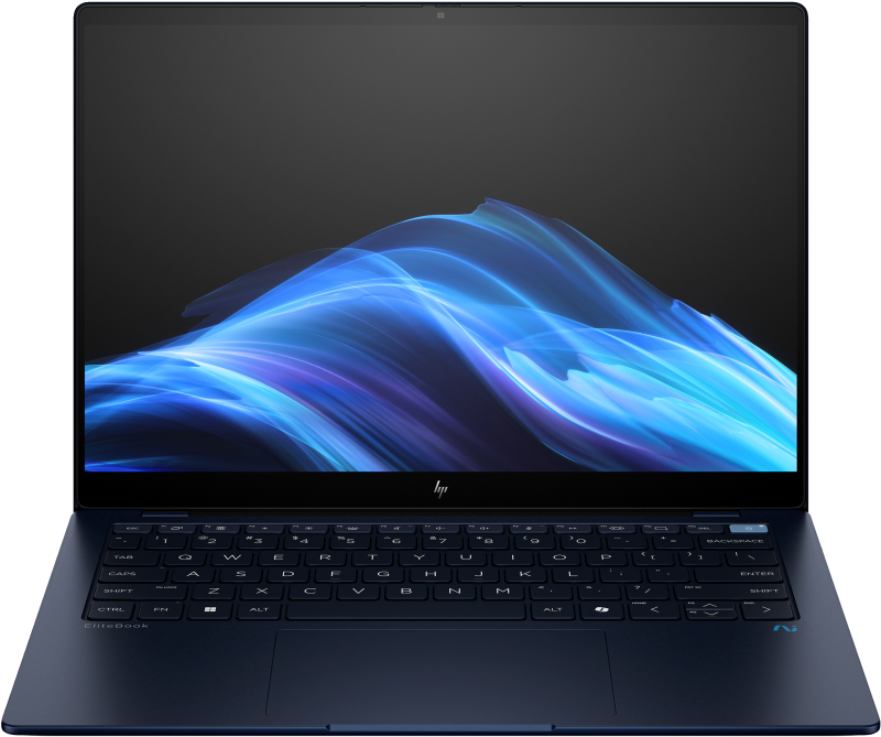 Laptop HP EliteBook Ultra G1q, 14 inch 2.2K TOUCH (2240x1400) WLED+LBL UWVA BV 400 nits, Snapdragon X Elite X1E-78-100 12 Core (up to 3.4 GHz, 42MB), video integrat Qualcomm Adreno graphics, RAM 32 GB LPDDR5x 8533 MT/s, SSD 1TB PCIe TLC M.2, no ODD, Audi