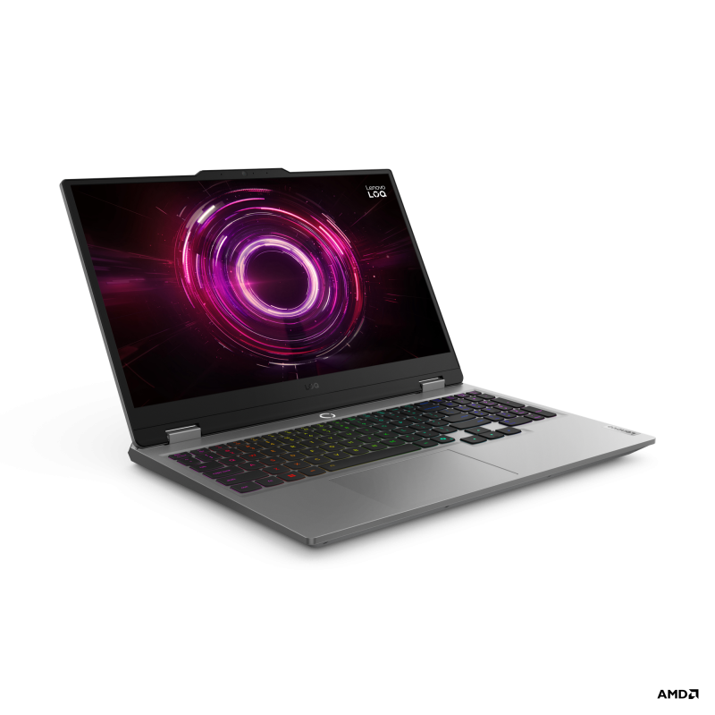 Laptop Lenovo Gaming LOQ 15AHP10, 15.6\' FHD (1920x1080) IPS 300nits Anti-glare, 100% sRGB, 144Hz, G-SYNC®, AMD Ryzen™ 7 250 (8C / 16T, 3.3 / 5.1GHz, 8MB L2 / 16MB L3), video NVIDIA® GeForce RTX™ 5060 8GB GDDR7, Boost Clock 2497MHz, TGP 100W, 572 AI TOPS,