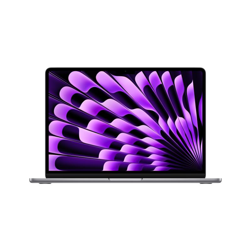 MacBook Air 13.6\' Retina/ Apple M3 (CPU 8-core, GPU 8-core, Neural Engine 16-core)/8GB/256GB - Space grey - US KB (2024) (US power supply with included US-to-EU adapter)