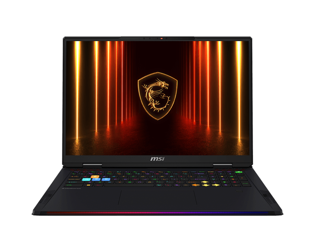 Laptop MSI Gaming Raider A18 HX A9WIG-056RO, 18\' UHD+ (3840x2400), MiniLED, 120Hz, AMD Ryzen™ 9 9955HX3D Processor, 16 core, 32 thread, 144MB cache, Max Turbo Frequency 5.4 GHz, video dedicat NVIDIA® GeForce RTX™ 5080 Laptop GPU powers advanced AI with 1