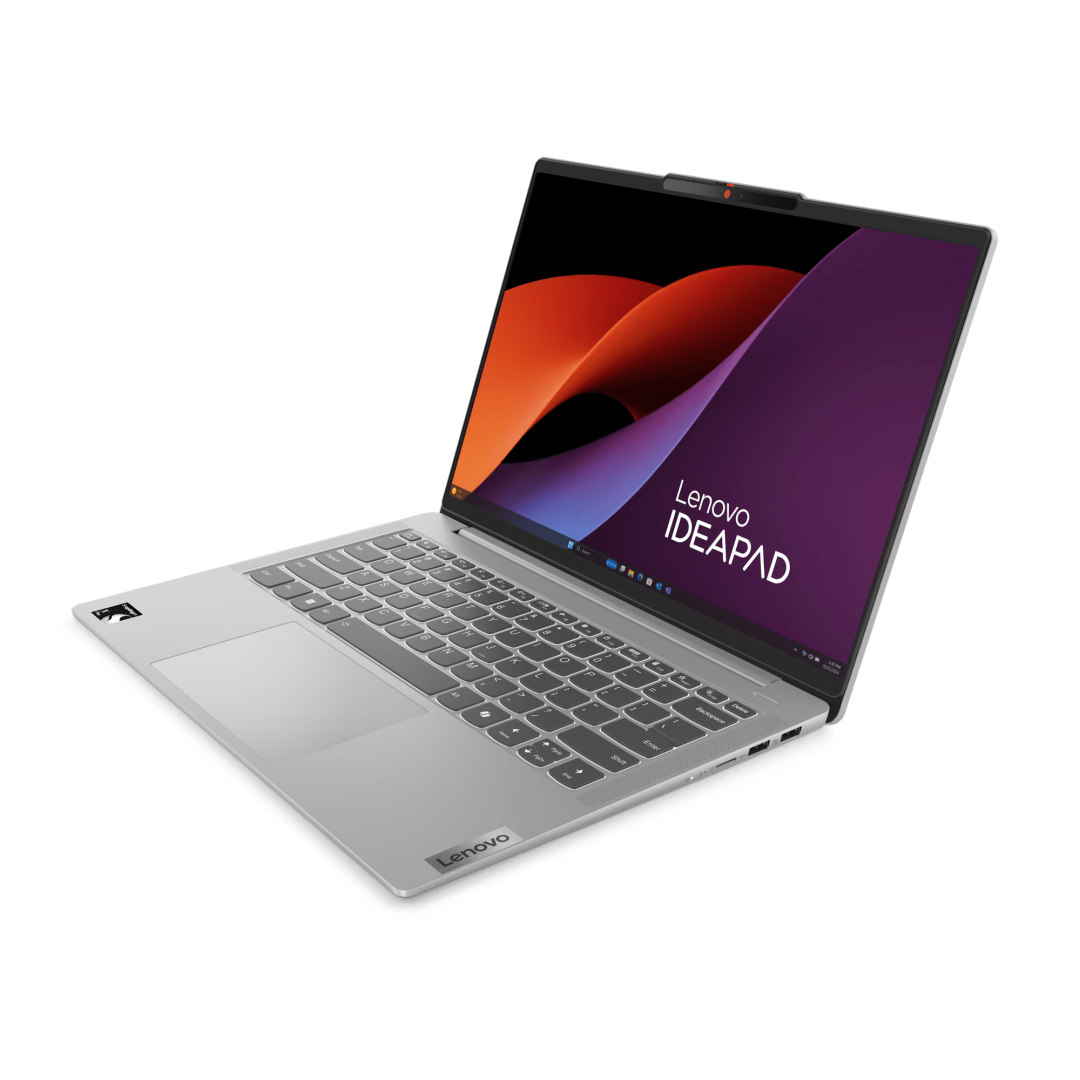 Laptop Lenovo IdeaPad Slim 5 14Q8X9, 14\' WUXGA (1920x1200) OLED 400nits Glossy, 100% DCI-P3, Snapdragon® X Plus X1P-42-100, 8C, Max Turbo up to 3.4GHz (single-core) / 3.2GHz (8-core), 30MB, video Integrated Qualcomm® Adreno™ GPU, RAM 32GB Soldered LPDDR5