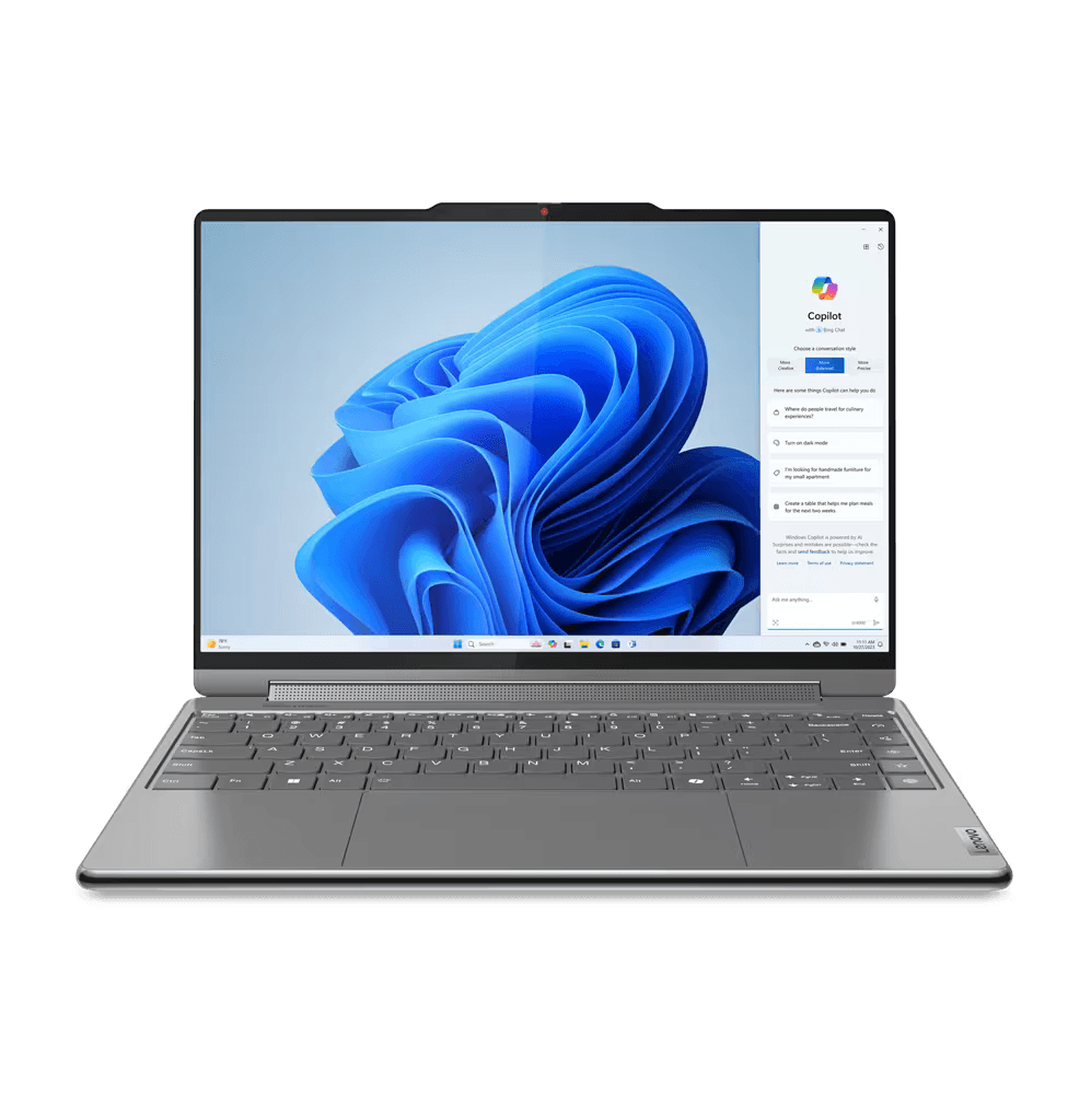 Laptop Lenovo Yoga 9 2-in-1 14IMH9, 14\' 2.8K (2880x1800) OLED 400nits Glossy / Anti-fingerprint, 100% DCI-P3, 120Hz, Eyesafe®, Dolby® Vision®, DisplayHDR™ 500, Glass, Touch, Intel® Core™ Ultra 7 155H, 16C (6P + 8E + 2LPE) / 22T, Max Turbo up to 4.8GHz, 2