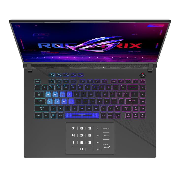 Laptop Gaming ASUS ROG Strix G16, G614JVR-N4077, 16-inch, QHD+ 16:10 (2560 x 1600, WQXGA), ROG Nebula Display, Intel® Core™ i9 Processor 14900HX 2.2 GHz (36MB Cache, up to 5.8 GHz, 24 cores, 32 Threads), NVIDIA® GeForce RTX™ 4060 Laptop GPU, 240Hz, DDR5