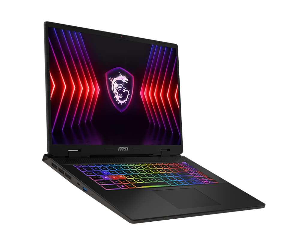 Laptop MSI Gaming Sword 17 HX B14VGKG, 17' FHD+ (1920x1200), 165Hz, IPS- Level, Intel Core i7-14700HX, 20C (8P + 12E) / 28T, P-core 2.1 / 5.5GHz, E-core 1.5 / 3.9GHz, 33MB, video dedicat NVIDIA GeForce RTX 4070 Laptop GPU 8GB GDDR6, RAM DDR5 8GB*2 2800(5