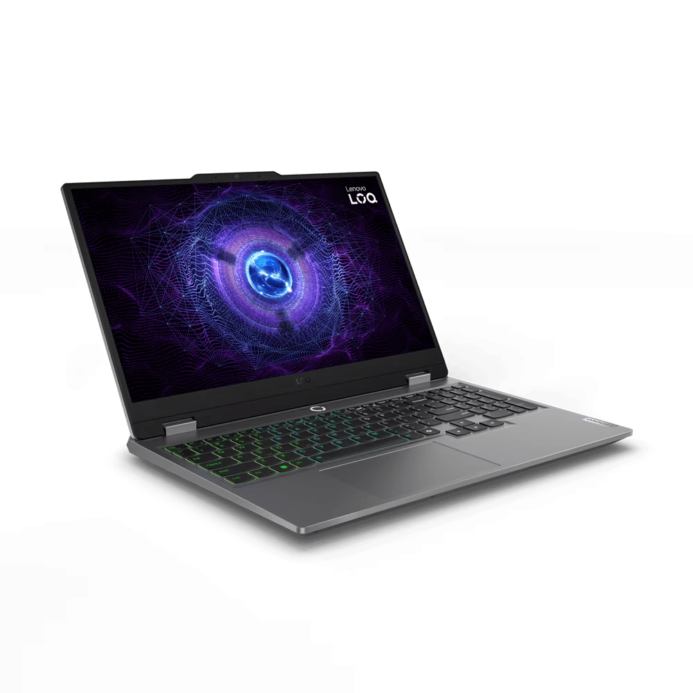 Laptop Lenovo Gaming LOQ 15IAX9, 15.6' FHD (1920x1080) IPS 300nits Anti-glare, 100% sRGB, 144Hz, G-SYNC®, Intel® Core™ i5-12450HX, 8C (4P + 4E) / 12T, P-core up to 4.4GHz, E-core up to 3.1GHz, 12MB, video NVIDIA® GeForce RTX™ 4060 8GB GDDR6, Boost Clock