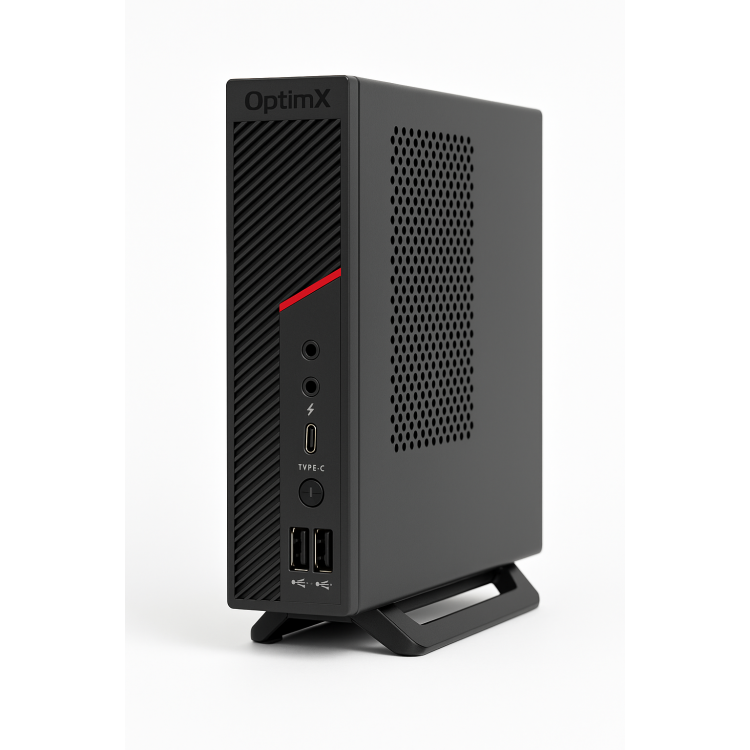 Calculator Nou OptimX T100 Mini, Intel Core i5-8500 3.00GHz, 16GB DDR4, 512GB SSD, Wi-Fi, Bluetooth (similar Lenovo)