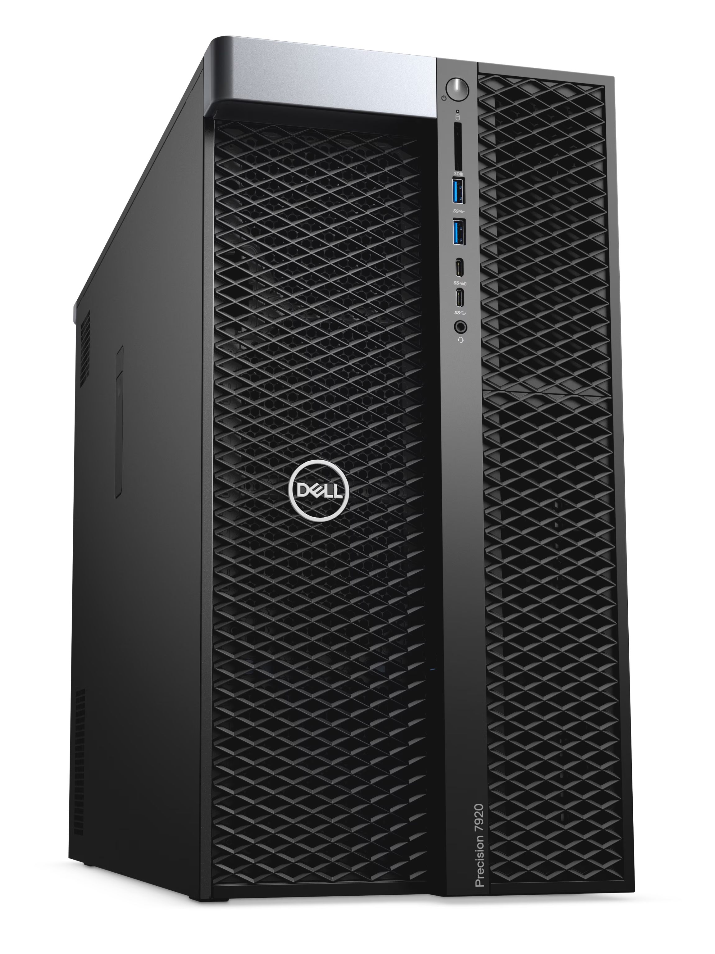 Workstation Refurbished Dell Precision 7920 Tower, 2 x Intel 10-Core Xeon Silver 4210R 2.4 - 3.2GHz, 64GB DDR4, 1TB SSD NVMe + 2TB HDD, nVidia Quadro RTX A4000 16GB, Windows 11 Pro