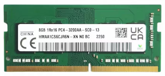 Memorie RAM Laptop Hynix, 8GB DDR4, 3200mhz, SoDIMM, model HMAA1GS6CJR6N