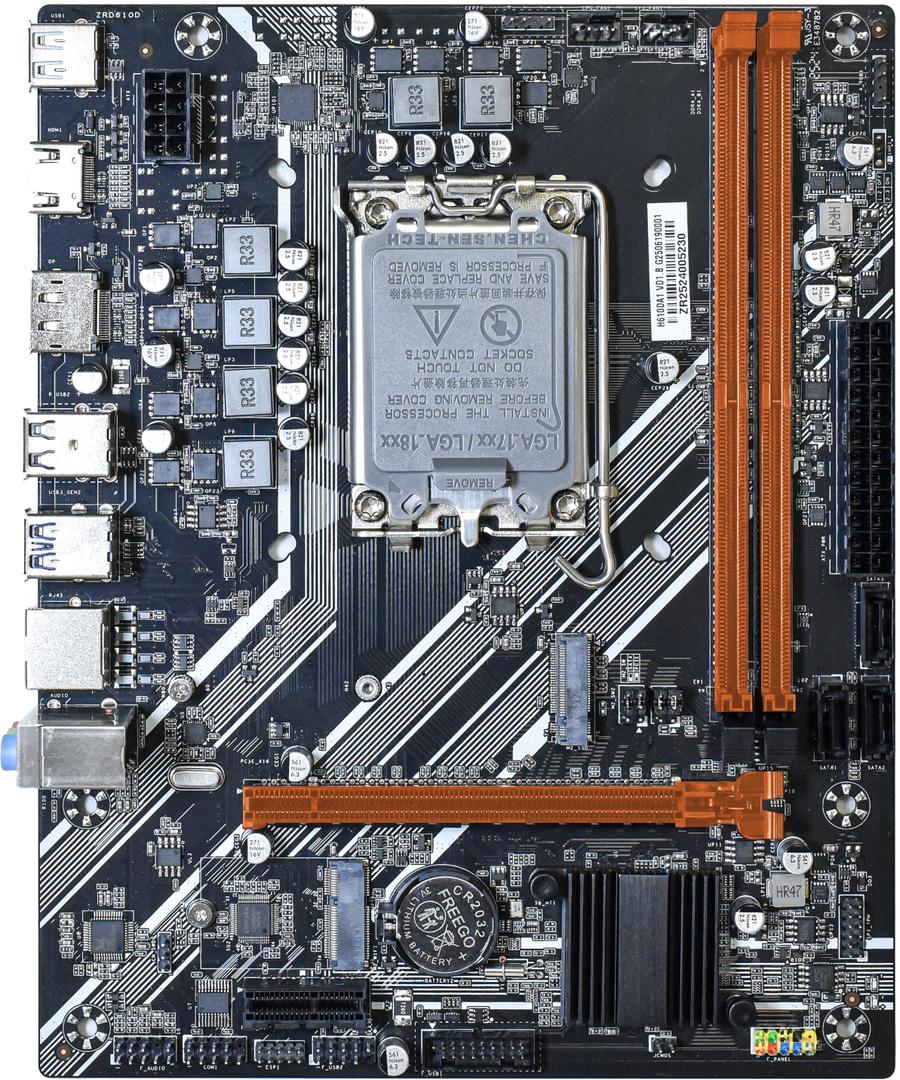 Placa de baza NOUA ESONIC H610DA, Socket 1700 mATX, Shield, Suporta CPU Gen 12 / 13 / 14